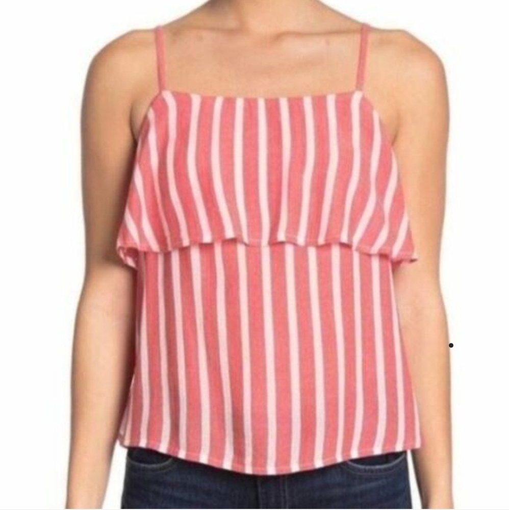 NWT Abound Red Grenadine Marlie tank Top XL